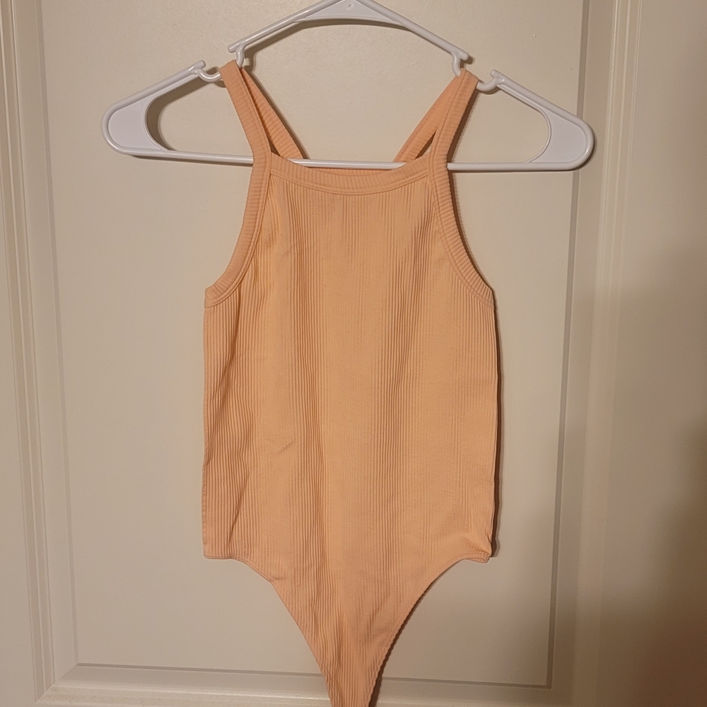 Halter bodysuit top